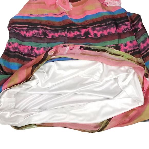 Sue Wong Floral Maxi Dress Multicolor - Picture 9 of 16